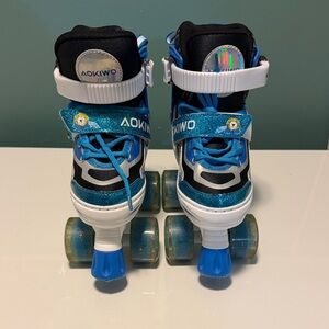Kids Roller Skates - Blue and Black
